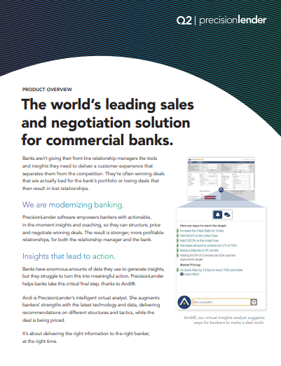 The world’s leading sales  and negotiation solution  for commercial banks